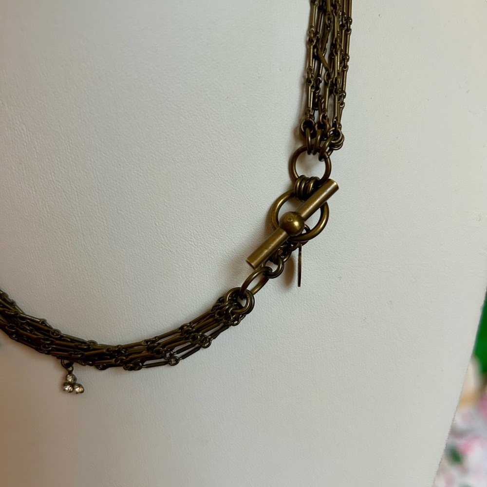 Elegant Sorrelli Multi-Strand Bronze Necklace - Picture 2 of 5